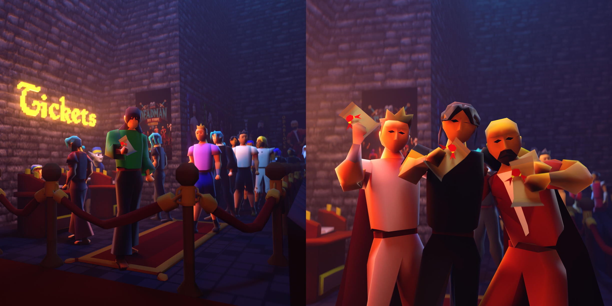 DMM allstars ticket sales images done for Jagex